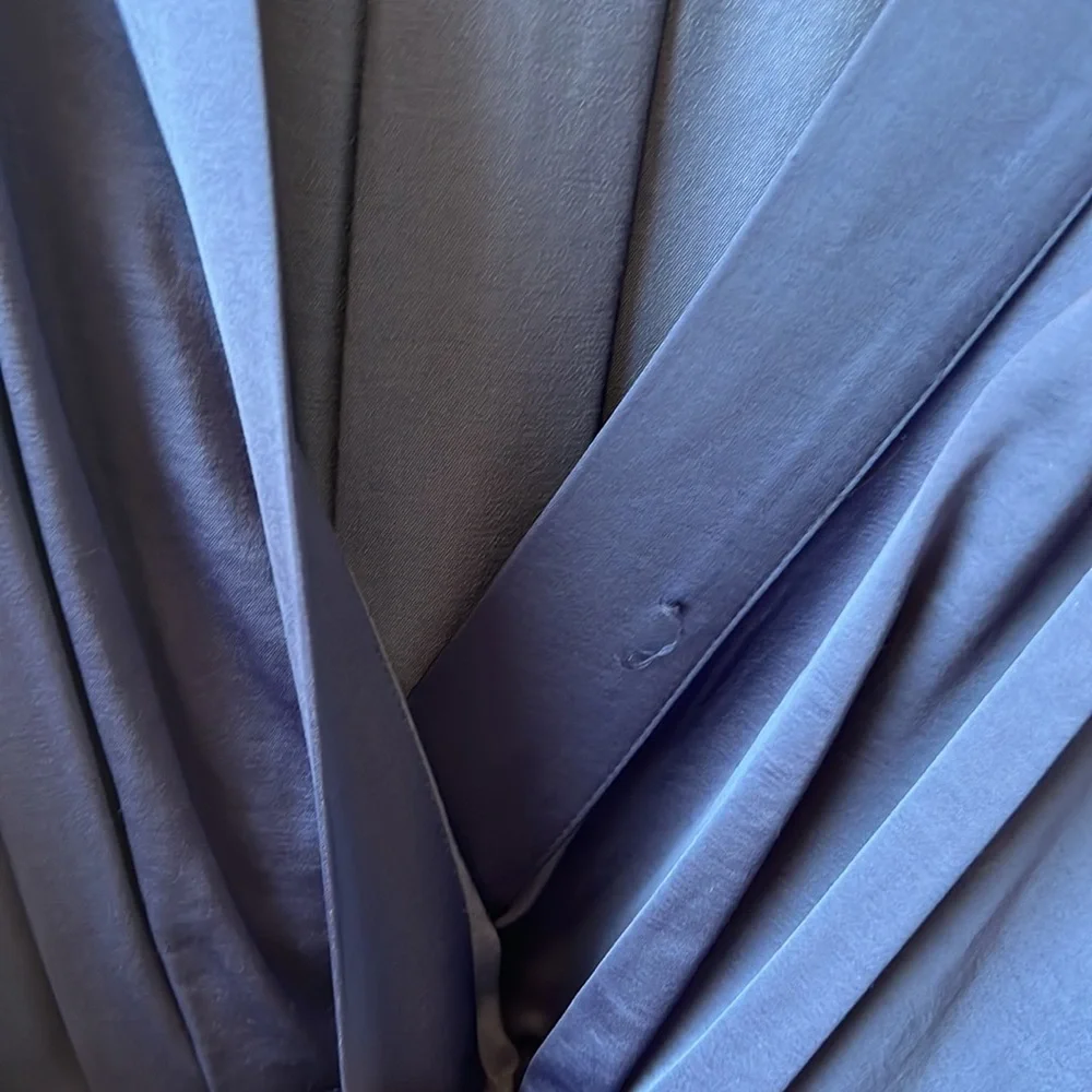 Tahari Periwinkle Wrap Dress - Picture 5 of 10